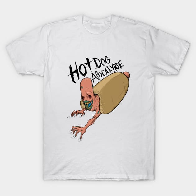 Hot Dog Apocalypse T-Shirt by ChurchOfRobot